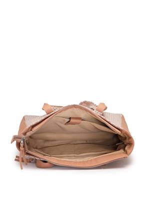 Anekaant earth edit beige jacquard geometric tote bag 7