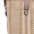Anekaant earth knots brown jute striped handheld bag