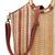 Anekaant earth knots tan jute striped handheld bag