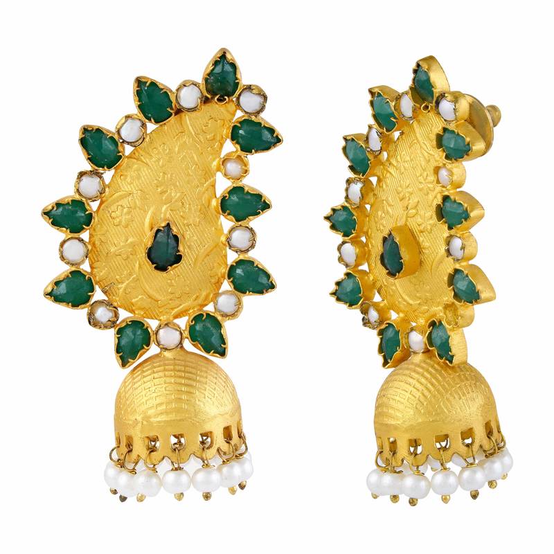 Copper jhumkas Infuzze 714646