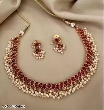 Indian bollywood gold plated kundan choker bridal necklace earrings jewelry set 4