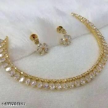 Indian bollywood gold plated kundan choker bridal necklace earrings jewelry set 2