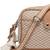 Anekaant earth edit beige jacquard geometric sling bag