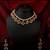 Indian bollywood gold plated kundan choker bridal necklace earrings jewelry set