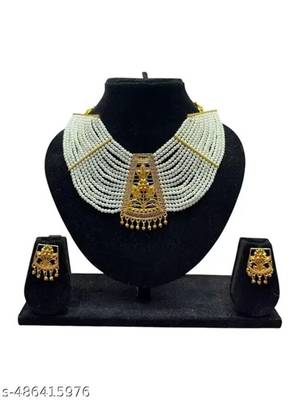 Indian bollywood gold plated kundan choker bridal necklace earrings jewelry set 3