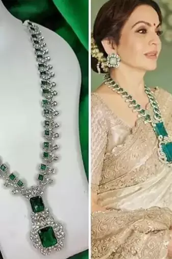 Indian bollywood gold plated kundan choker bridal necklace earrings jewelry set