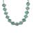  turquoise blue cz-ad subtle necklace set