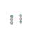 Multicoloe cz-ad subtle necklace set
