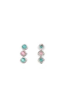 Multicoloe cz-ad subtle necklace set 5
