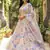 Georgete Tropical Printed SemiStitched  Flaired Lehenga choli