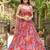 Georgete Tropical Printed SemiStitched  Flaired Lehenga choli