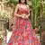 Georgete Tropical Printed SemiStitched  Flaired Lehenga choli