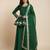 Green georgette sharara Set