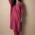 Pink chanderi embroidered kurta set