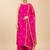 Pink silk embroidered kurta sets