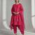 Pink chanderi embroidered kurta sets