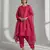 Pink chanderi embroidered kurta sets