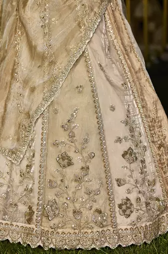 Champagne Gold Designer Lehenga