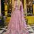 Pink Embroidered Lehenga Choli Set