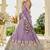 Purple Sequin & Mirror embroidered Lehenga Set with dupatta