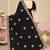 Black sequin embroidered work georgette designer saree for women