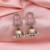 Pink color fashion earrings