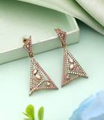 Pink color fashion earrings