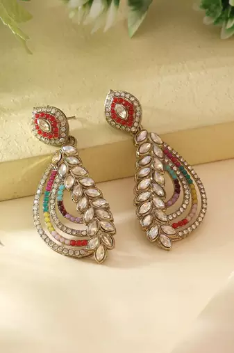 Multi color fashion earrings