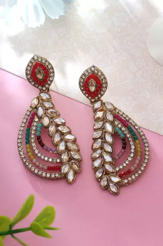 Multi color fashion earrings