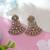 Gold color fashion earrings