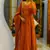 Floral embroidered v neck  cotton kurta trosuer & dupatta set
