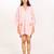 Phuket dress light pink embroidered pure cotton mini dress