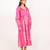 Paphos dress pink embroidered pure cotton maxi dress