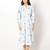 Mykonos dress stripe embroidered pure cotton dress