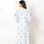 Mykonos dress stripe embroidered pure cotton dress