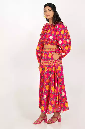 Malta set multicolour printed pure cotton coord set