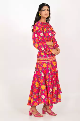 Malta set multicolour printed pure cotton coord set