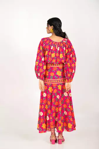 Malta set multicolour printed pure cotton coord set