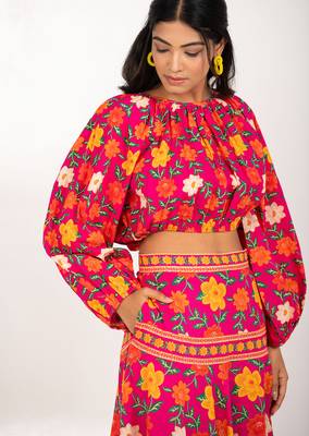 Malta set multicolour printed pure cotton coord set 5
