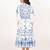 Lima dress white printed pure cotton schiffli midi dress