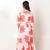 Marbella dress light pink printed pure cotton maxi dress