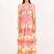 Bali dress pink printed pure cotton halter dress