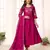Rani Pink Color Embroidery Thread With Hand Work Viscose Roman Silk Kurta Pent Set