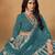 Teal Art Silk Heavy Thread Embroidery Gota Work Lehenga Choli
