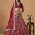 Red Art Silk Heavy Thread Embroidery Gota Work Lehenga Choli