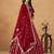 Red Art Silk Heavy Thread Embroidery Gota Work Lehenga Choli