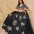 Black Art Silk Heavy Thread Embroidery with Sequins Work Lehenga Choli