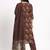 burgundy cotton straight kurta pant dupatta set