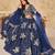Navy Blue Art Silk Heavy Thread Embroidery with Sequins Work Lehenga Choli