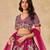 Rani Pink Art Silk Heavy Thread Embroidery with Sequins Work Lehenga Choli